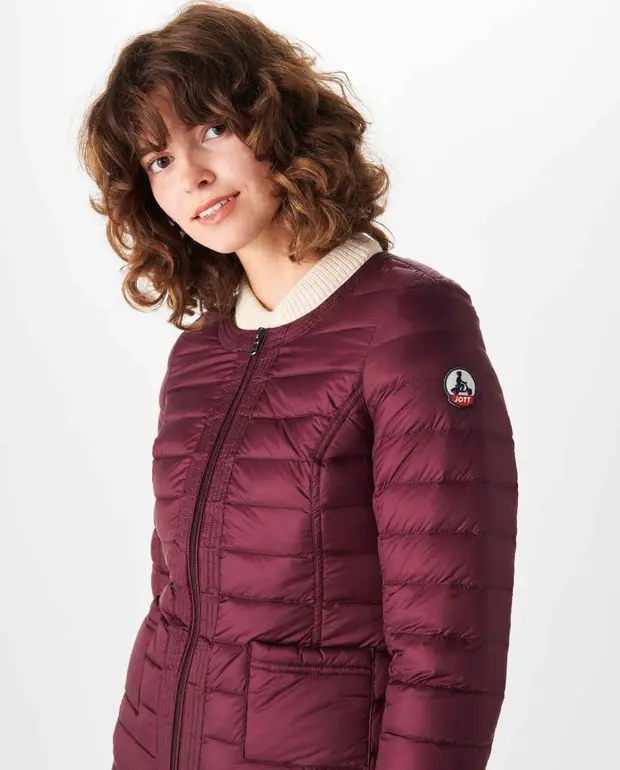 Chaqueta Jott de plumas pato FW22WDOW16 – 461 AUBERGINE  DOUDA Justoverthetop Berenjena