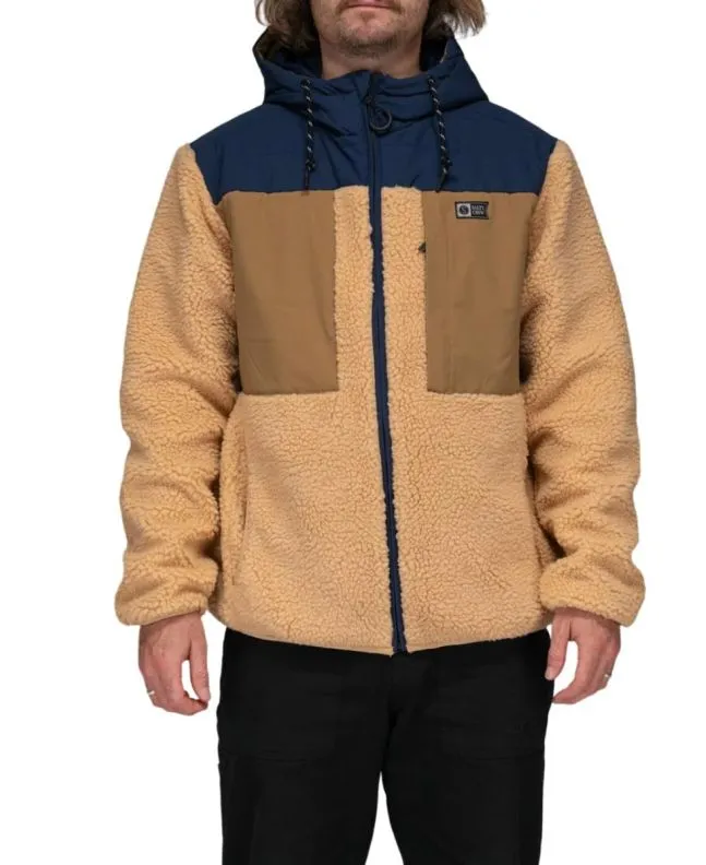 Chaqueta Polar Salty Crew Kodiak High Pile Sherpa Jacket Natural