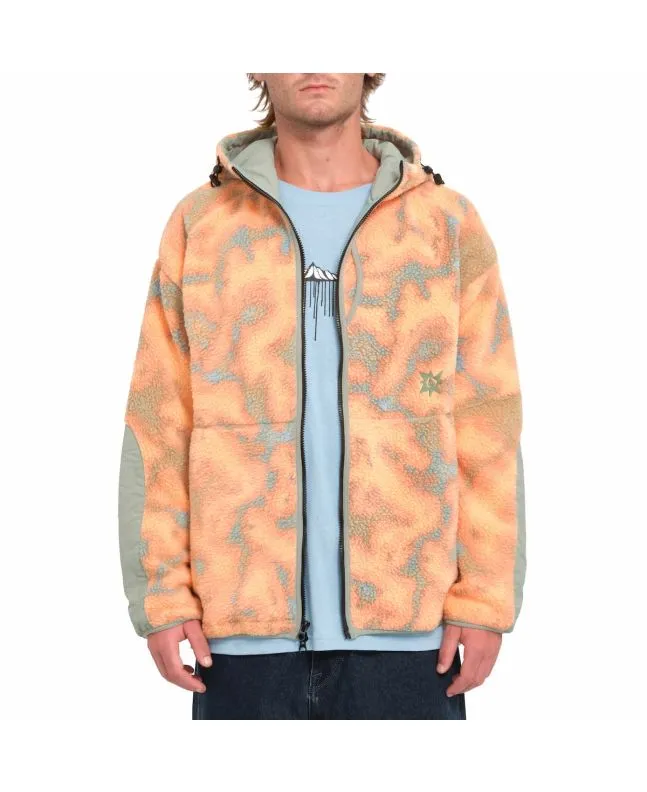 Chaqueta polar Volcom Iguchi Zip Tigerlily