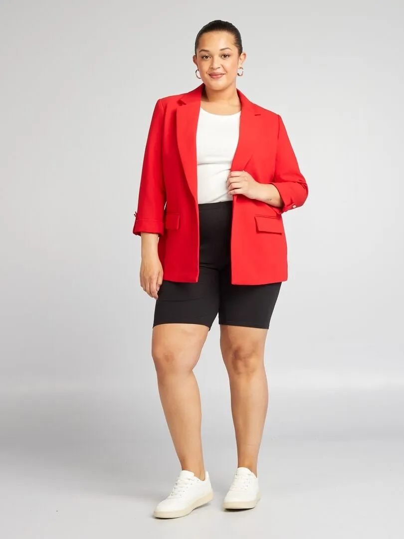 Chaqueta sastre midi - ROJO