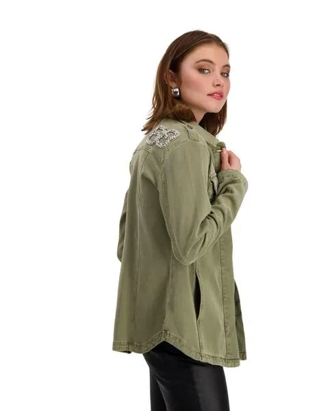 Chaquetas MONARI verde Mujer.