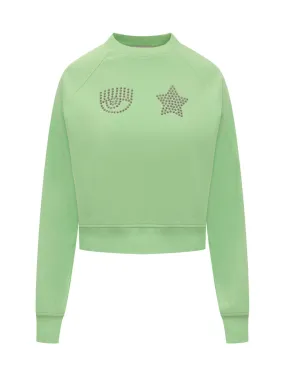 CHIARA FERRAGNI Eye Star 310 Sweatshirt