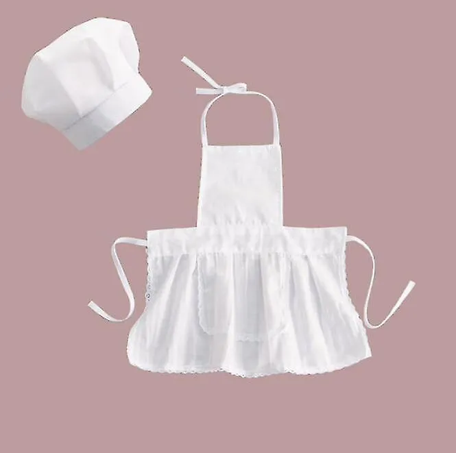 Children's Chef Hat Apron Set Baby Chef Hat Photography Photo Small Chef Clothes