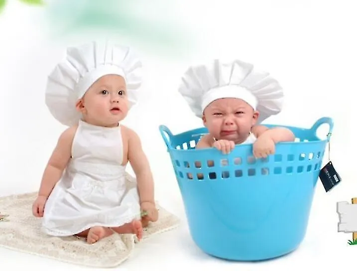 Children's Chef Hat Apron Set Baby Chef Hat Photography Photo Small Chef Clothes