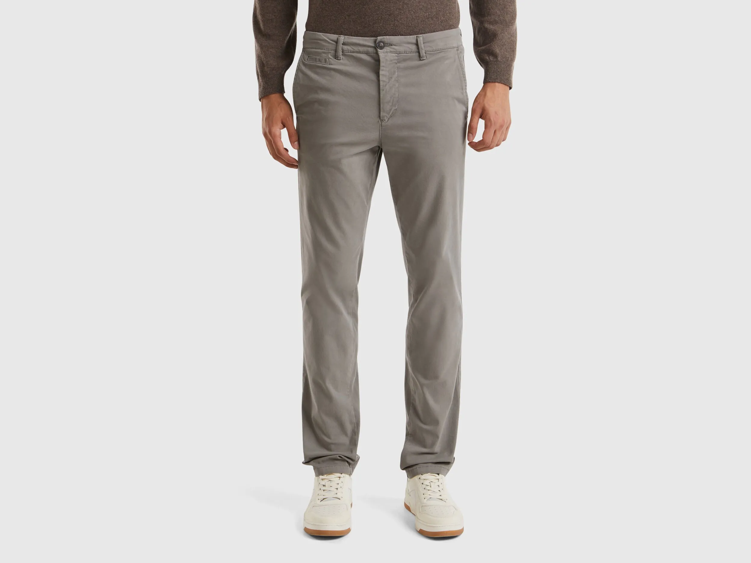 Chinos slim fit gris