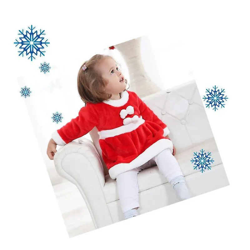 Christmas Suit With Hat For Party Girls Boys