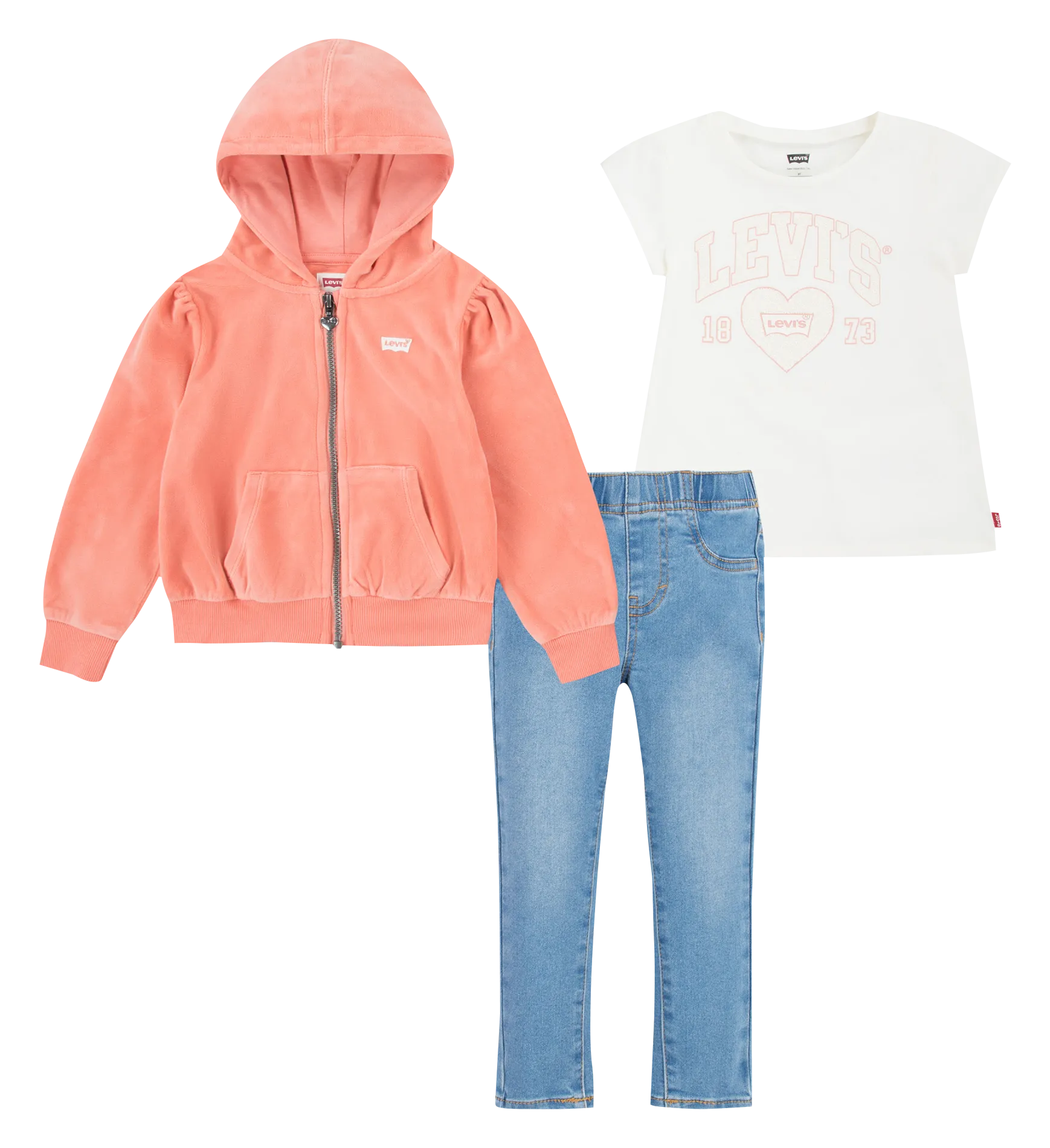 Conjunto de sudadera y jogger en naranja