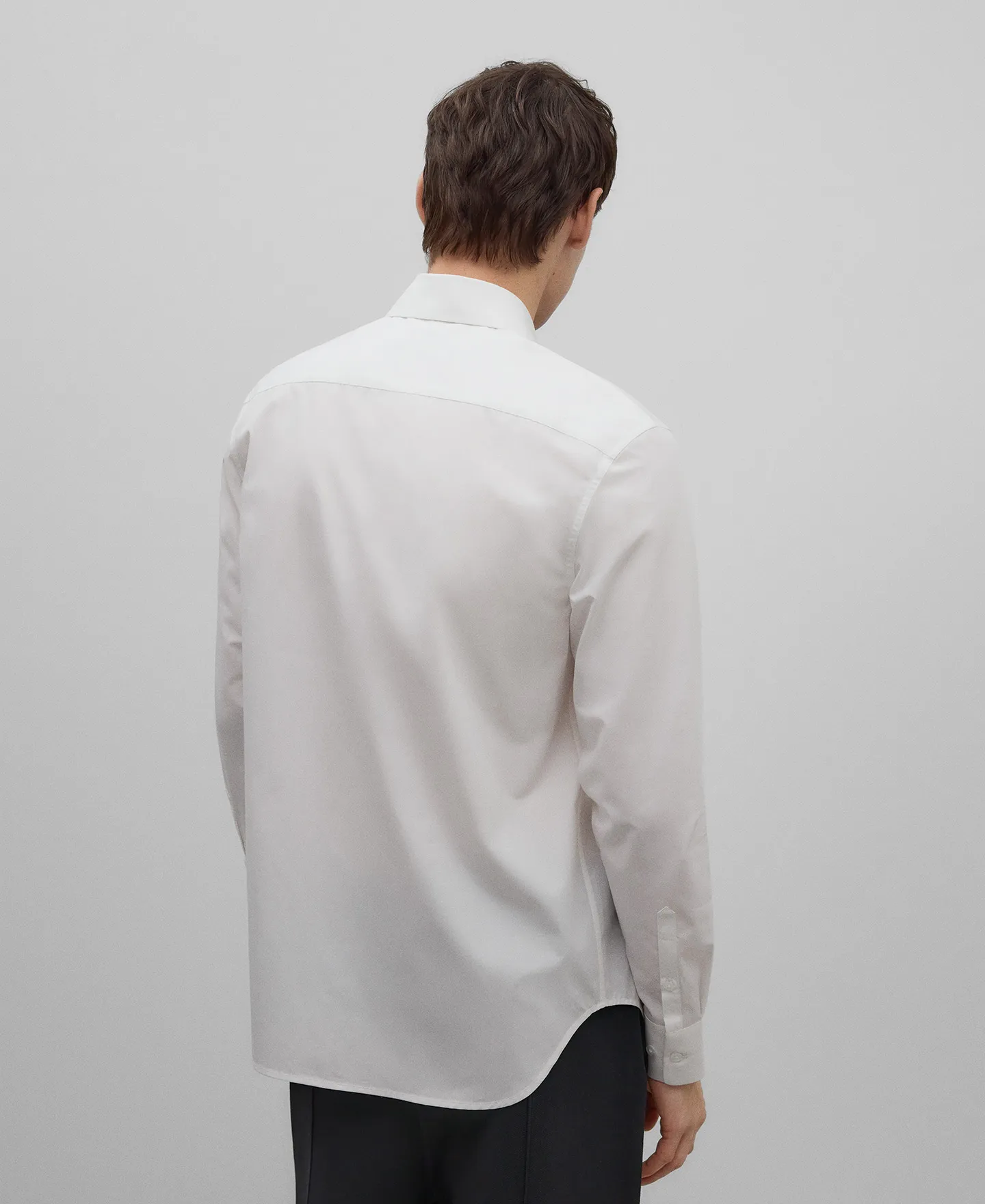 Cotton regular fit shirt man