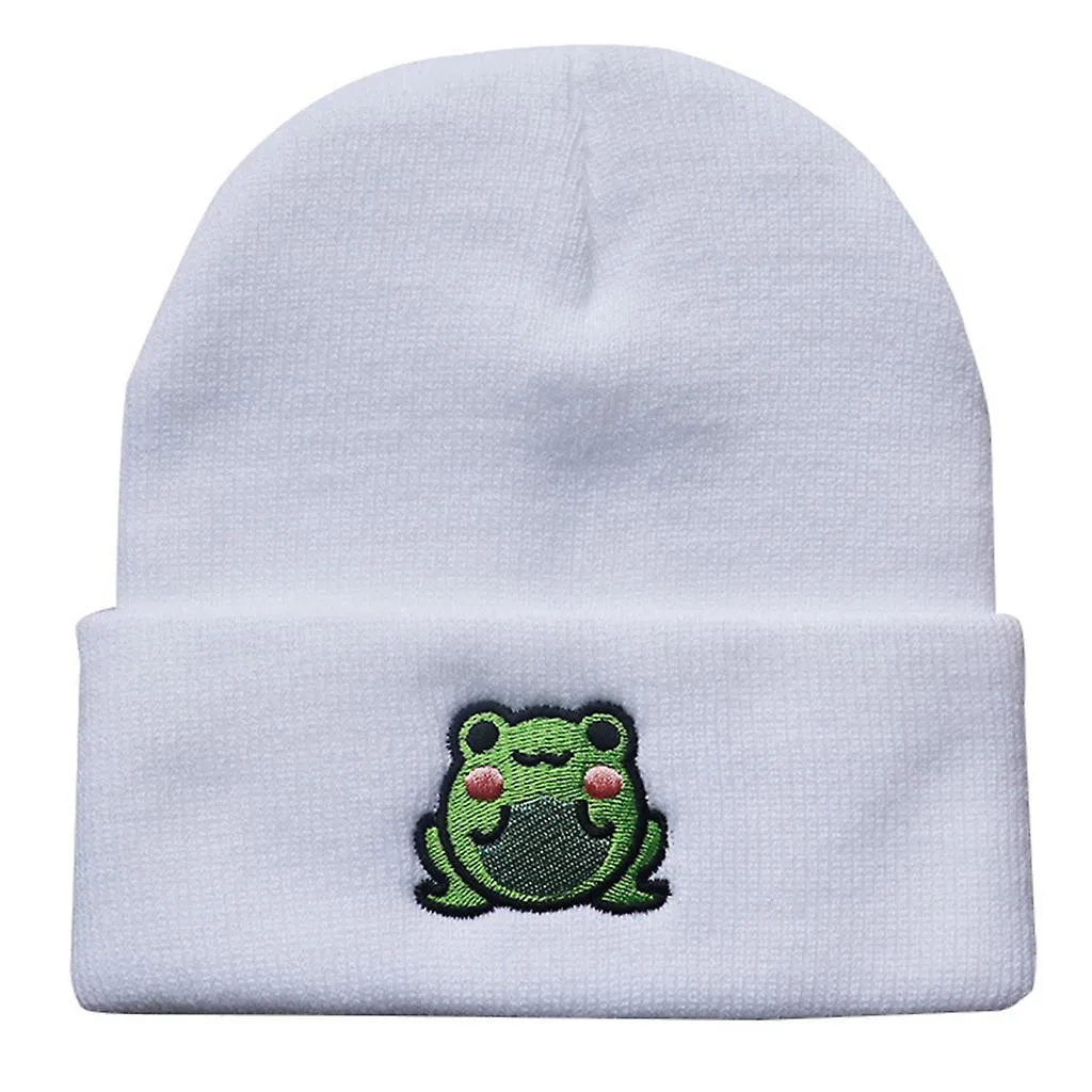  Cute Cartoon Beanie Hat For Women Men Winter Hat Cuffed Beanies Knitted Cap