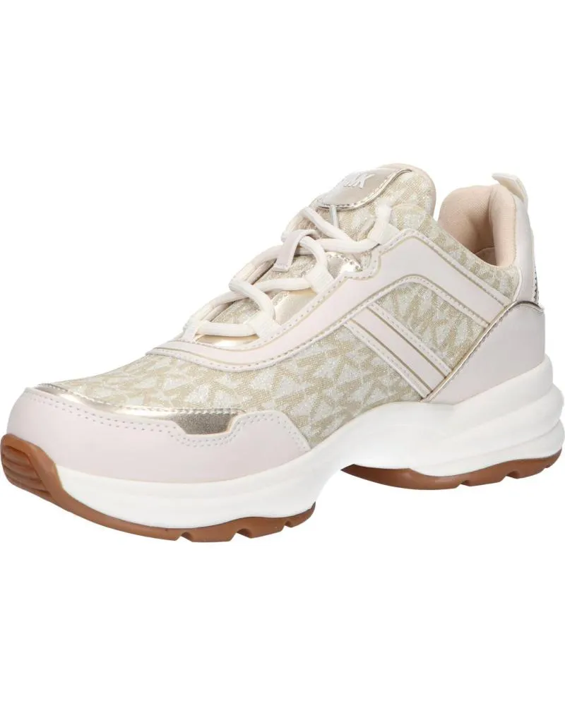 Deportivas MICHAEL KORS  de Mujer y Niña MK101142 OLYMPIA  VANILLA GLITTER-PALE GOLD