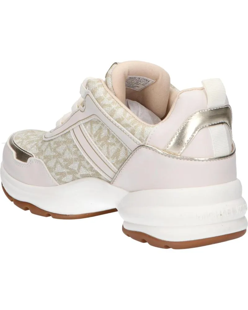 Deportivas MICHAEL KORS  de Mujer y Niña MK101142 OLYMPIA  VANILLA GLITTER-PALE GOLD