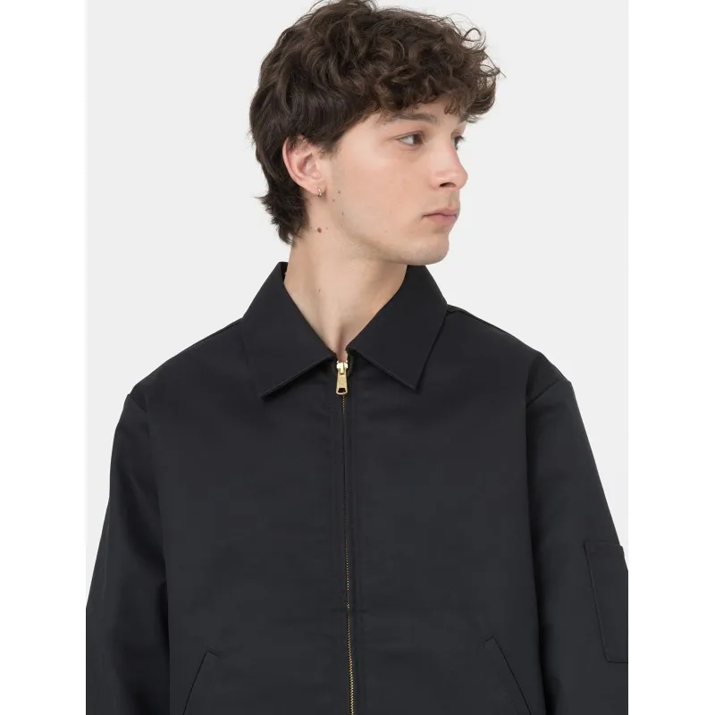 DICKIES LINED EISENHOWER JACKET REC BLACK