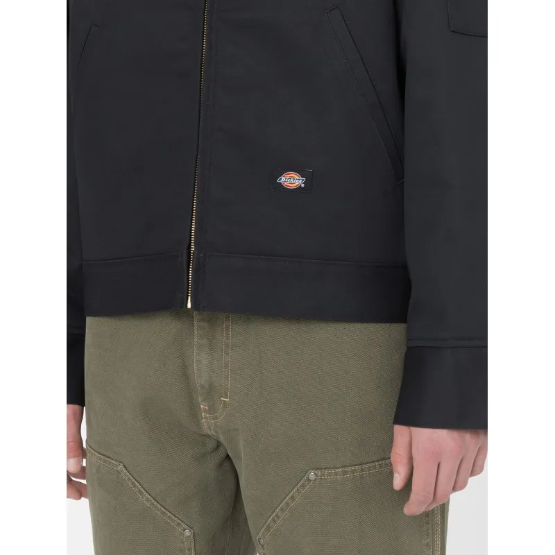 DICKIES LINED EISENHOWER JACKET REC BLACK