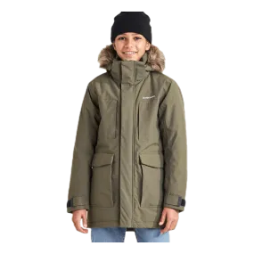 Didriksons Madi Boys Parka 2 Green