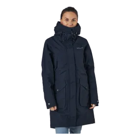 Didriksons Thelma Wns Parka 6 Dark Night Blue