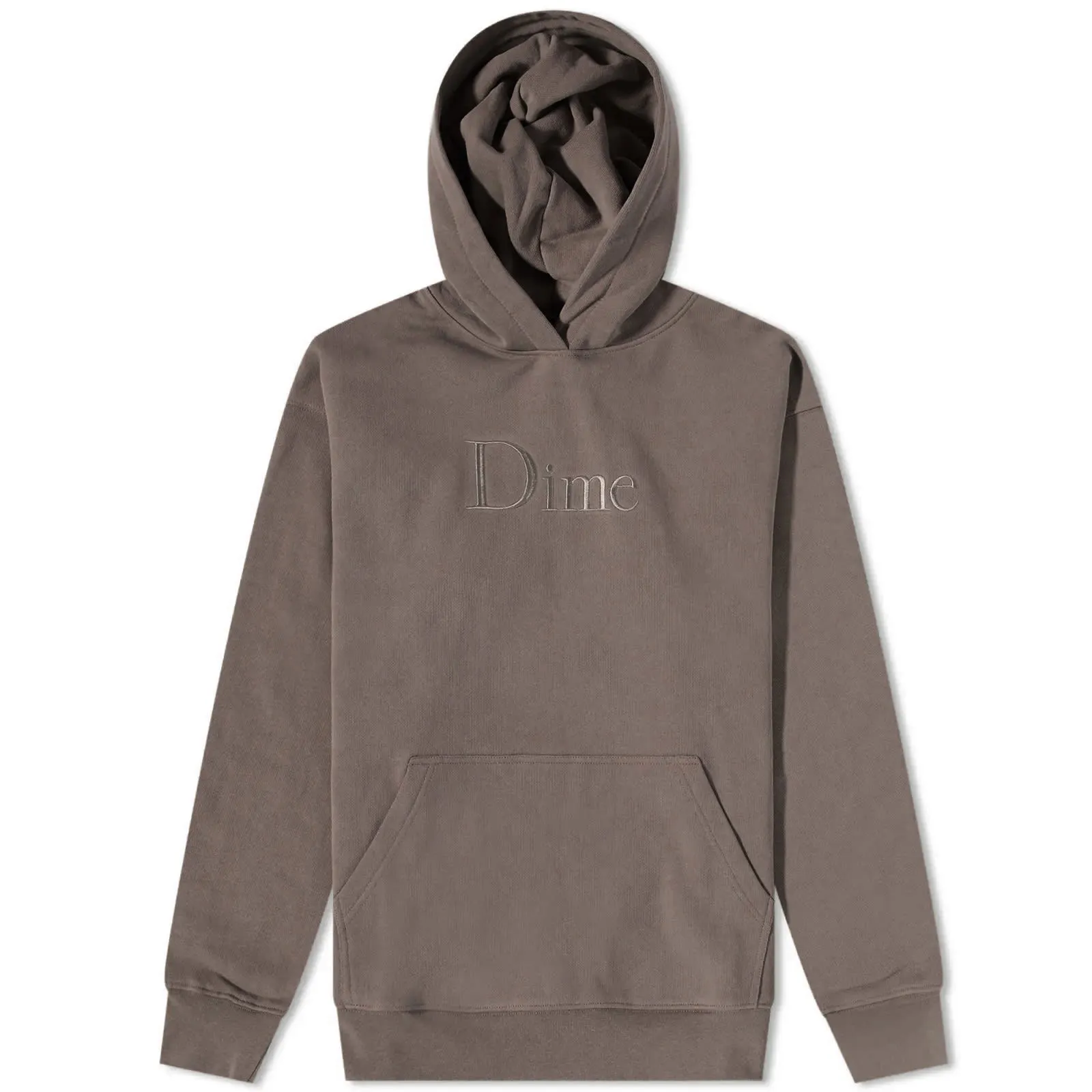 Dime Classic Logo Hoody Driftwood