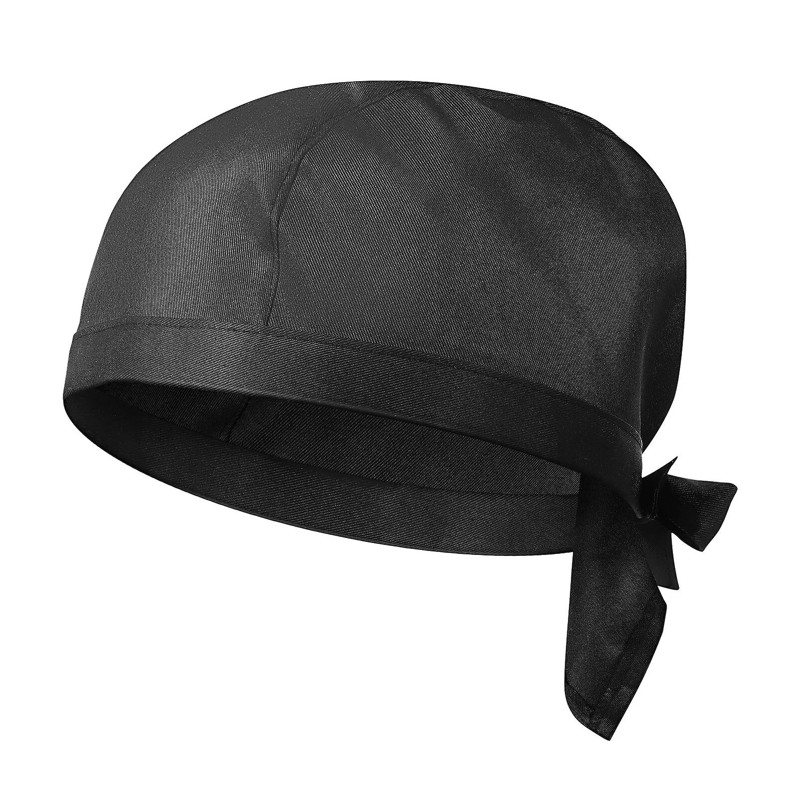 DOITOOL Pirate Chef Hat Waiter Uniform Bakery BBQ Grill Hat Restaurant Cook Work Hat (Black)