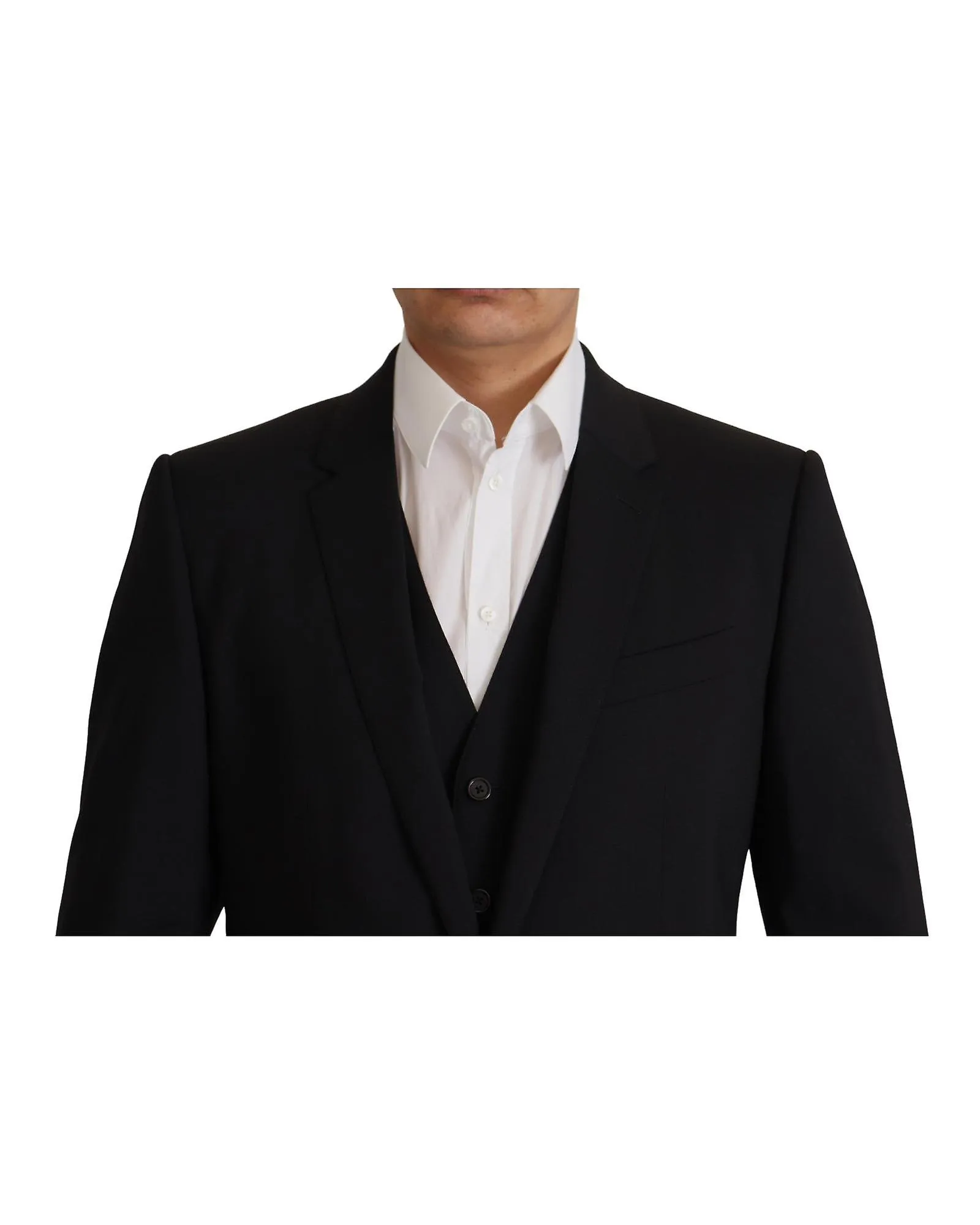 Dolce & Gabbana Luxury Italian Suit Jacket Vest Set