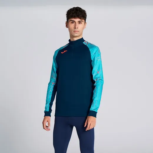 Elite Ix Sweatshirt Navy Turquoise