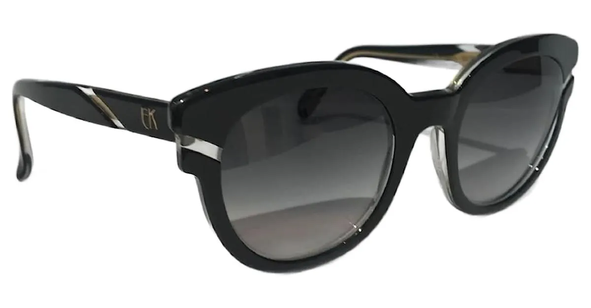 EMMANUELLE KHANH Gafas de sol T.  el plastico Negro 