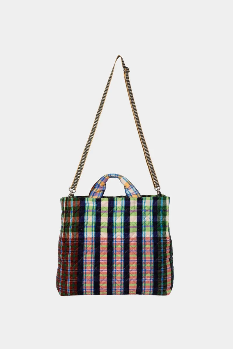 EPICE CHECK MEDIUM TOTE