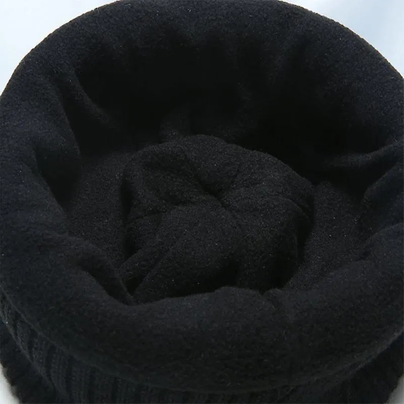 Evago Men Beanie Winter Hat - Warm Chunky Cable Knit Hats - Soft Stretch Thick Cute Knitted Cap Plain Hat For Cold Weather