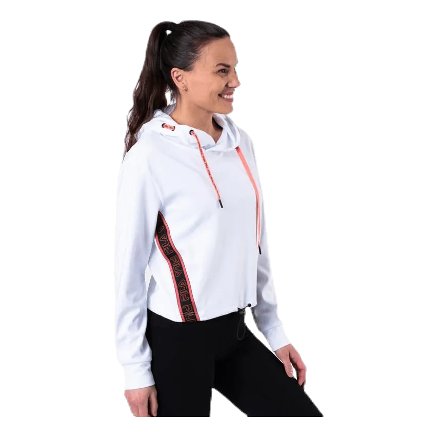 Fila Afia Cropped Hoody White