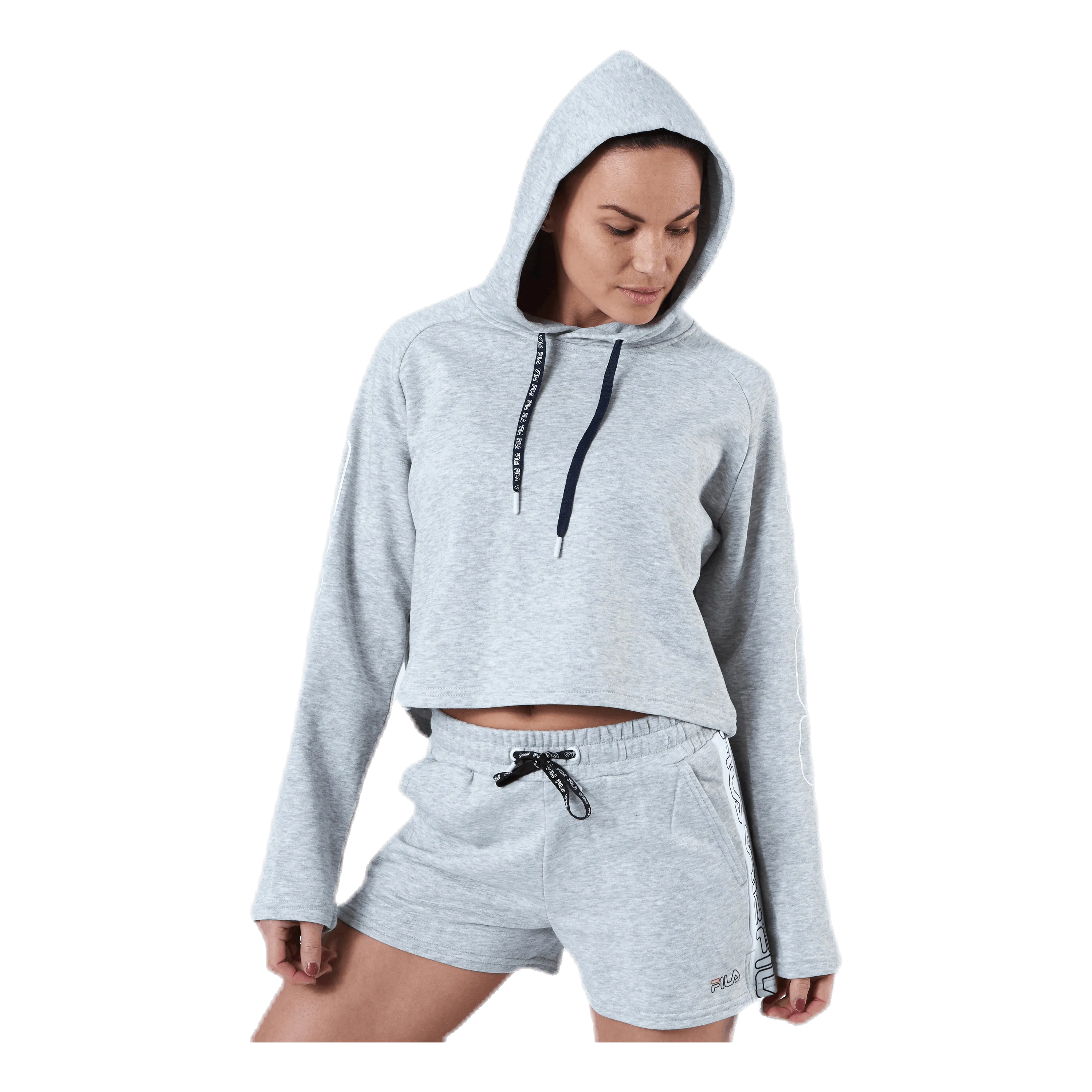 Fila Leanna Cropped Hoody Grey