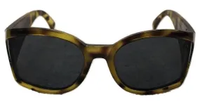 **Gafas de sol de celuloide marrón de Gianni Versace Castaño 