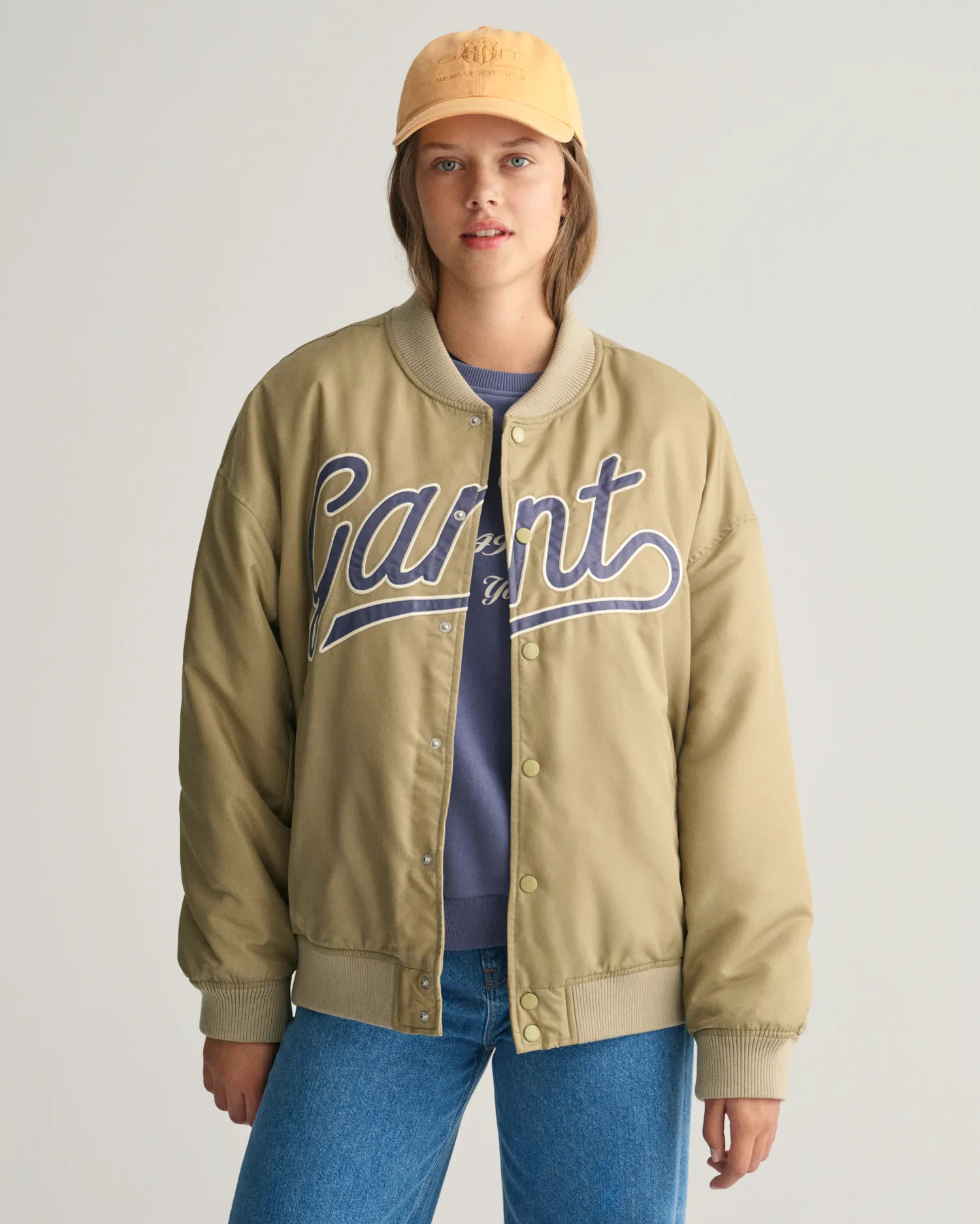 GANT Varsity Jacket Script Graphic Teens