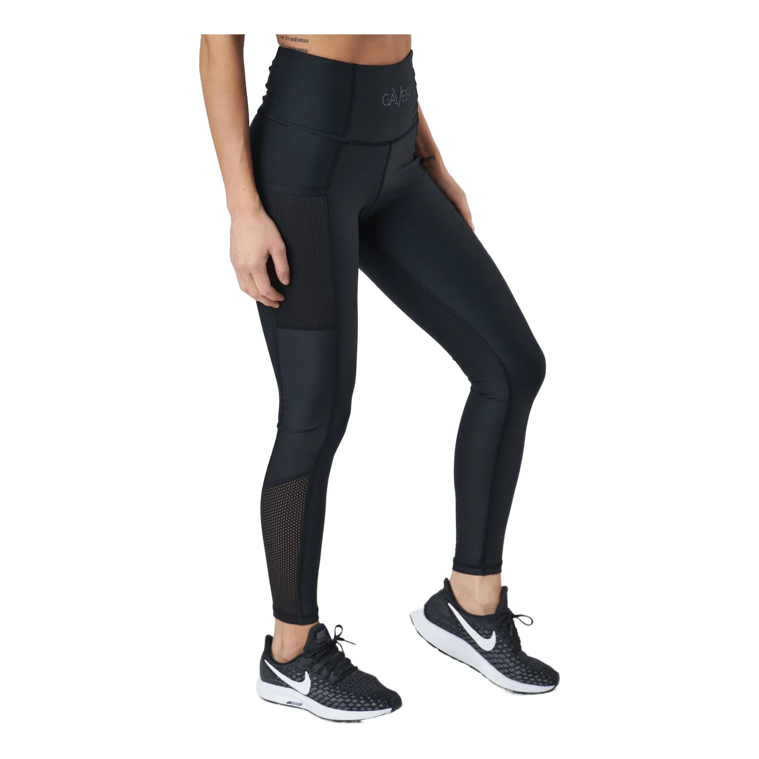 Gavelo Mesh Pocket Leggings Black