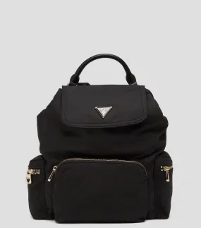 Guess Bolso backpack negro liso Mujer