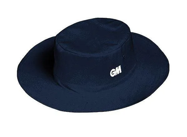 Gunn & Moore GM Cricket Panama Hat Reforzado de Ala Ancha Forrado Completo