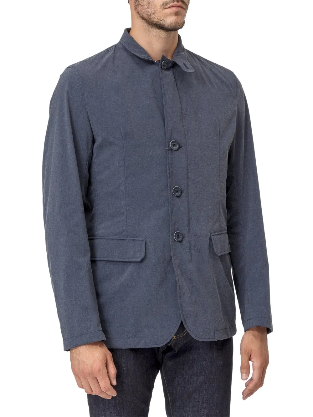 HERNO Single-Breasted Jacket Ripstop