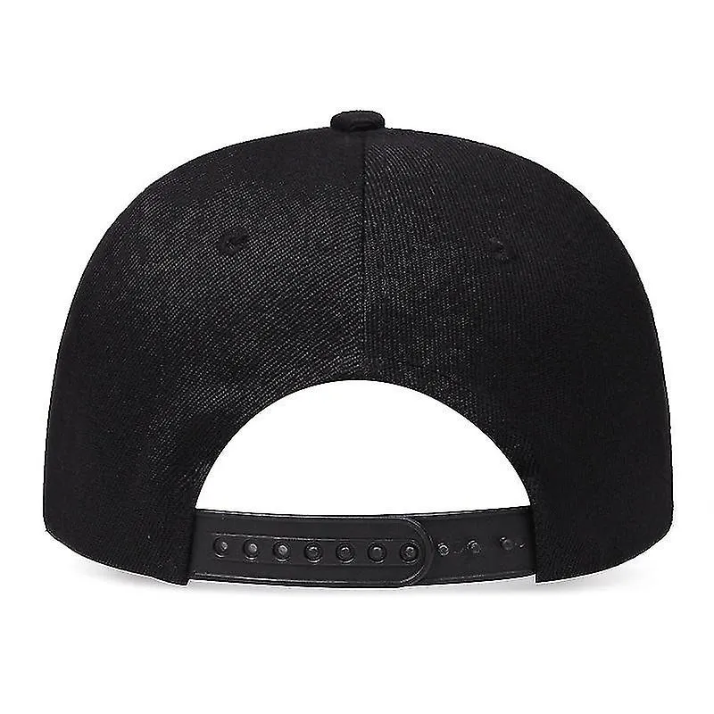 Hip Hop Baseball Cap Men Women Fashion Hat Black