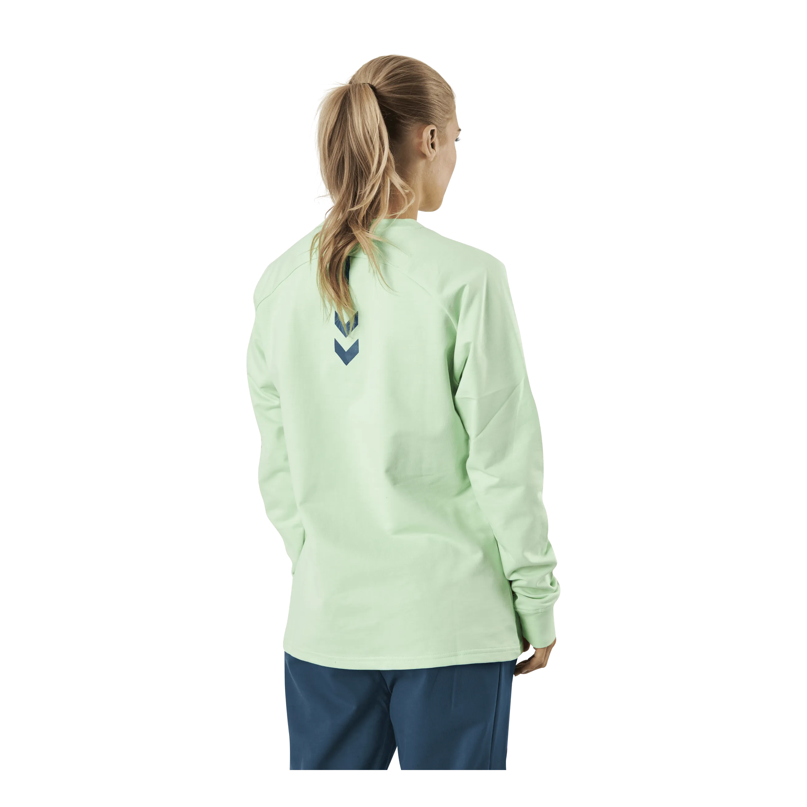 Hummel Cotton Sweatshirt Blue/Green