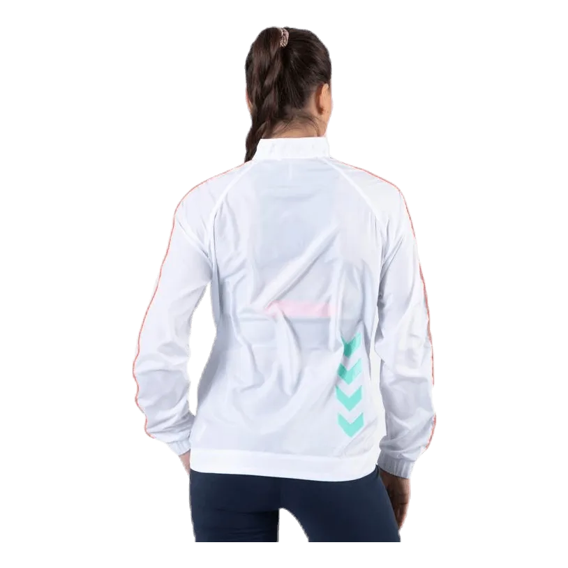 Hummel Trophy Zip Jacket White