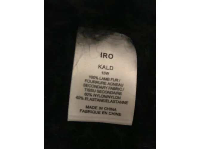 Iro Chaquetas Negro 