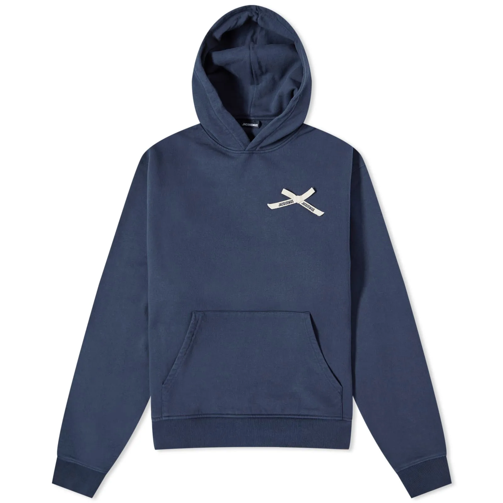 Jacquemus Bow Logo Hoody Dark Navy