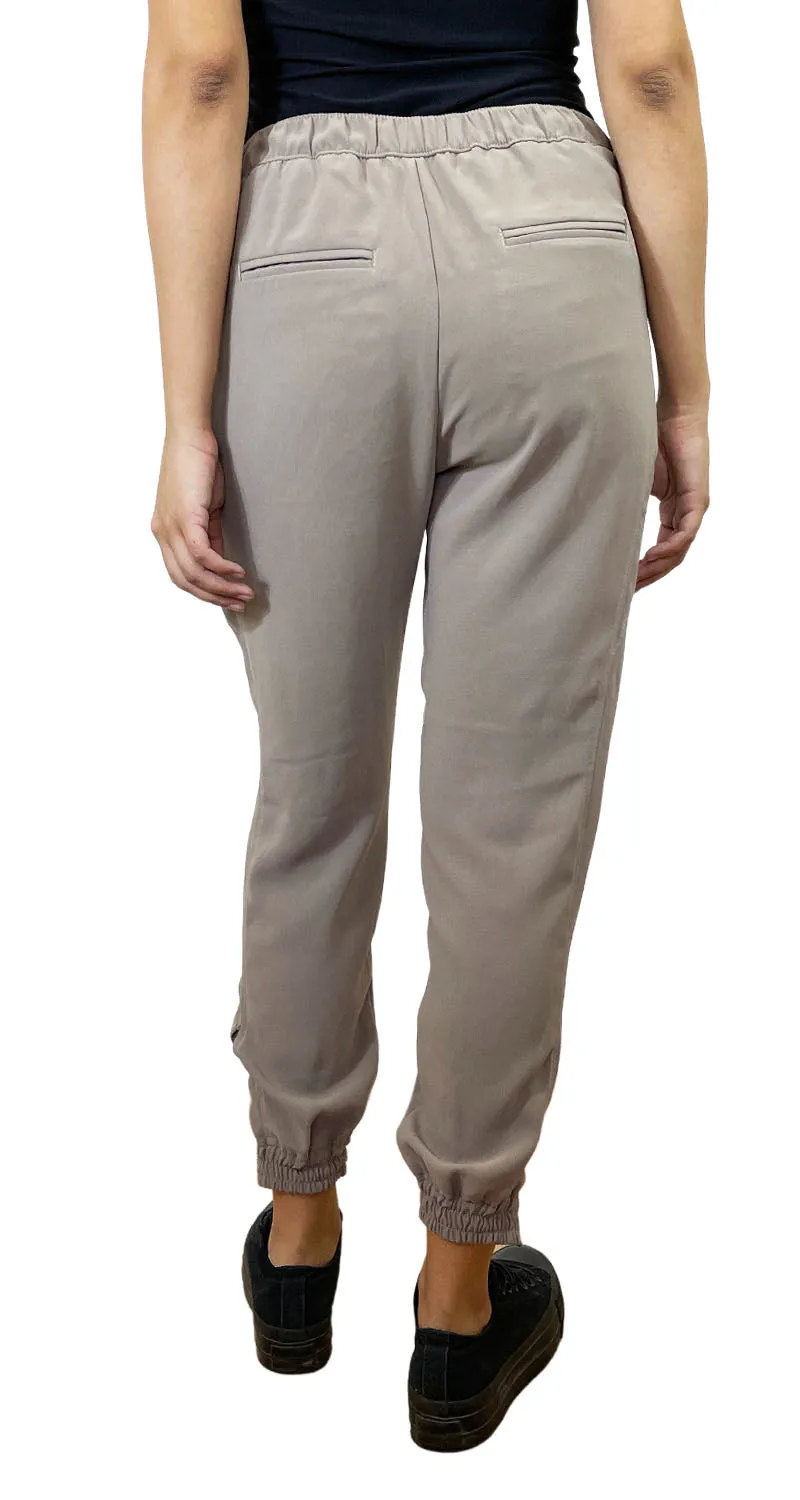 JAZMIN CHEBAR Jogger Beige Cierres