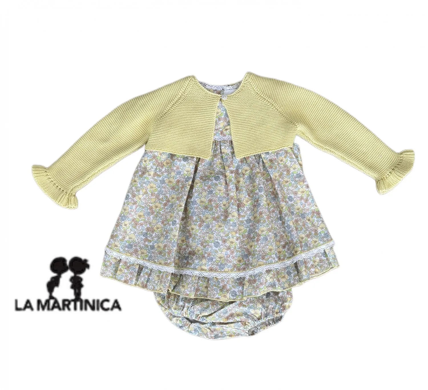 Jesusito with panties and jacket Giallo Collection from La Martinica