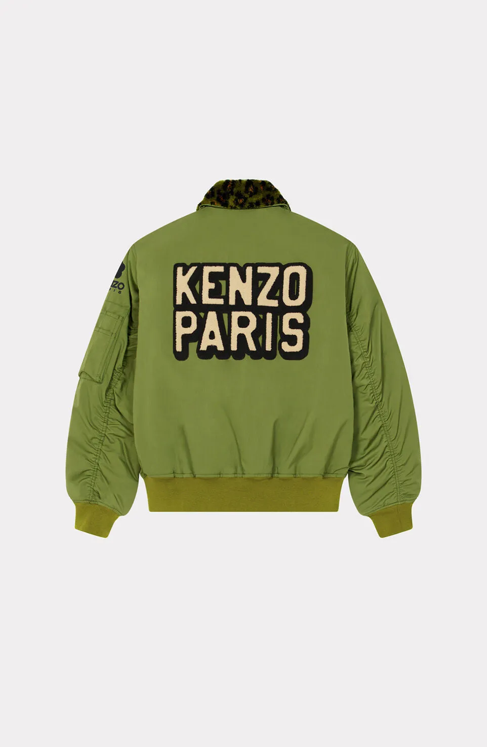 Kenzo Boxy Bomber Jacket Khaki