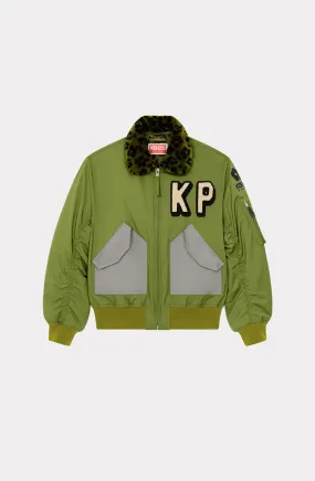 Kenzo Boxy Bomber Jacket Khaki