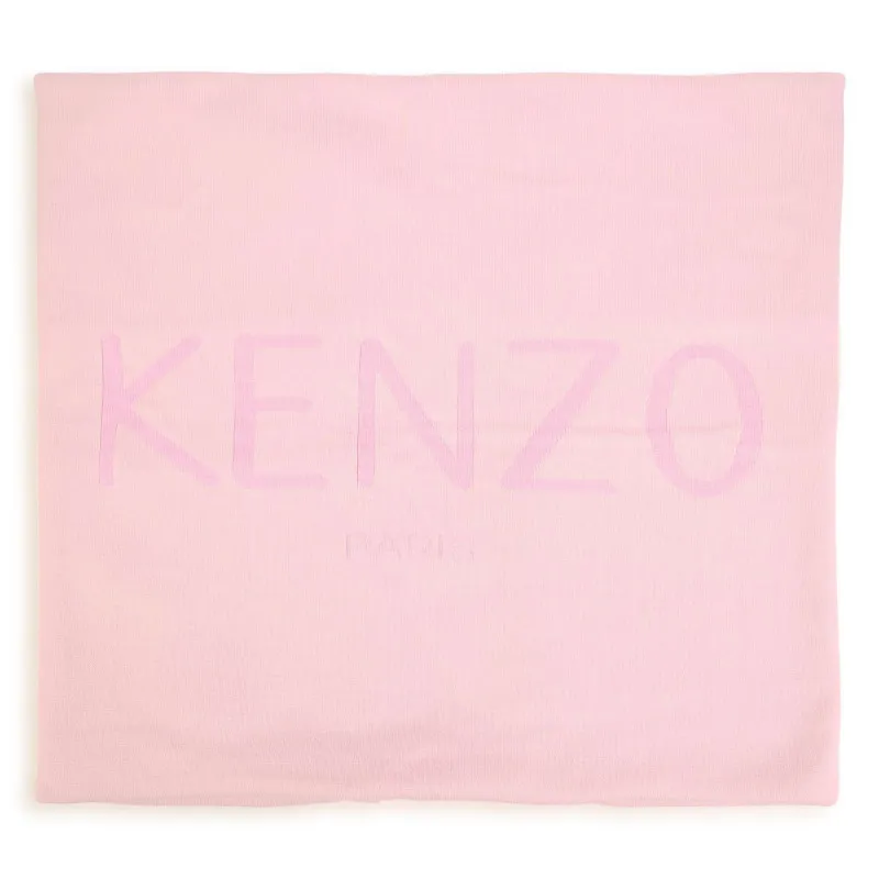 KENZO KIDS Manta de punto de algodón