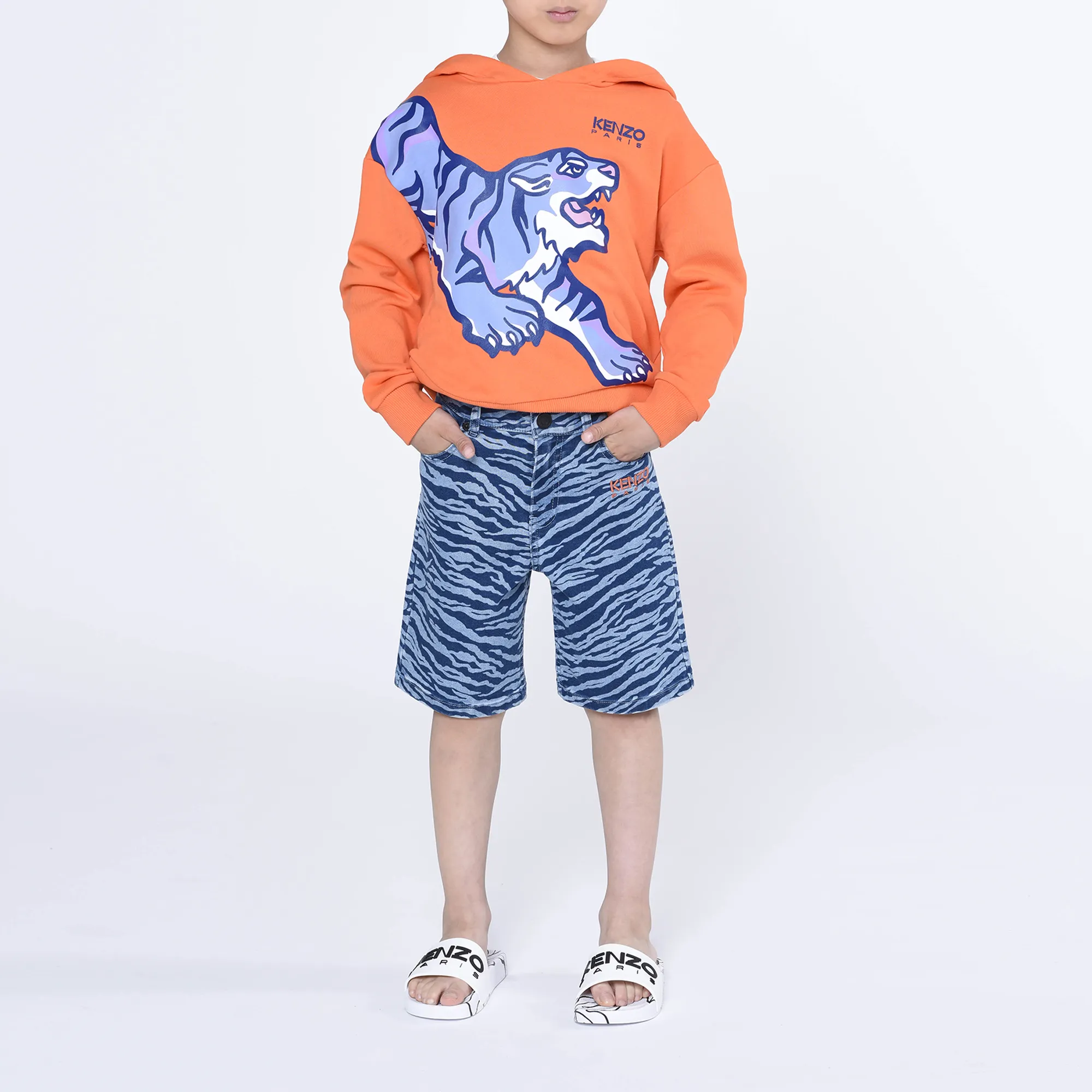 KENZO KIDS Sudadera de algodón estampada