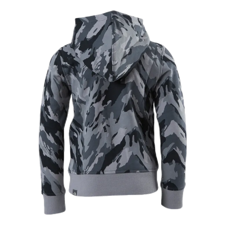 La Cara Norte TNF Drew Peak Hoody Junior Patterned/Grey