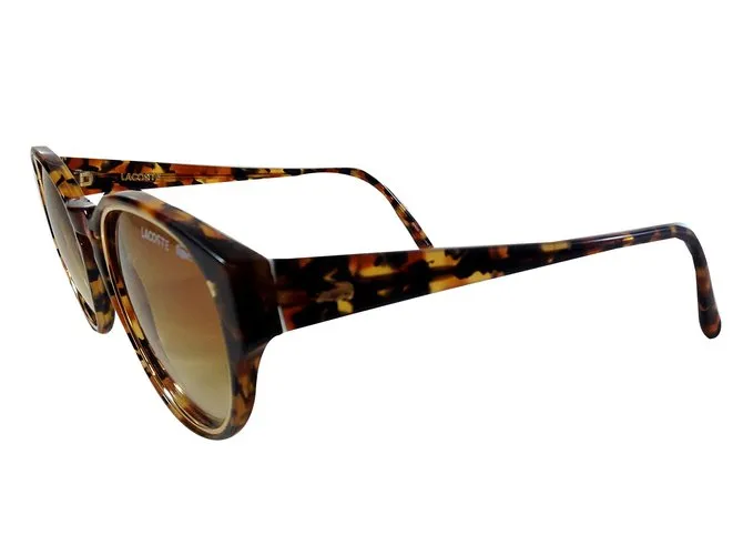 Lacoste cateye gafas de sol Estampado de leopardo 