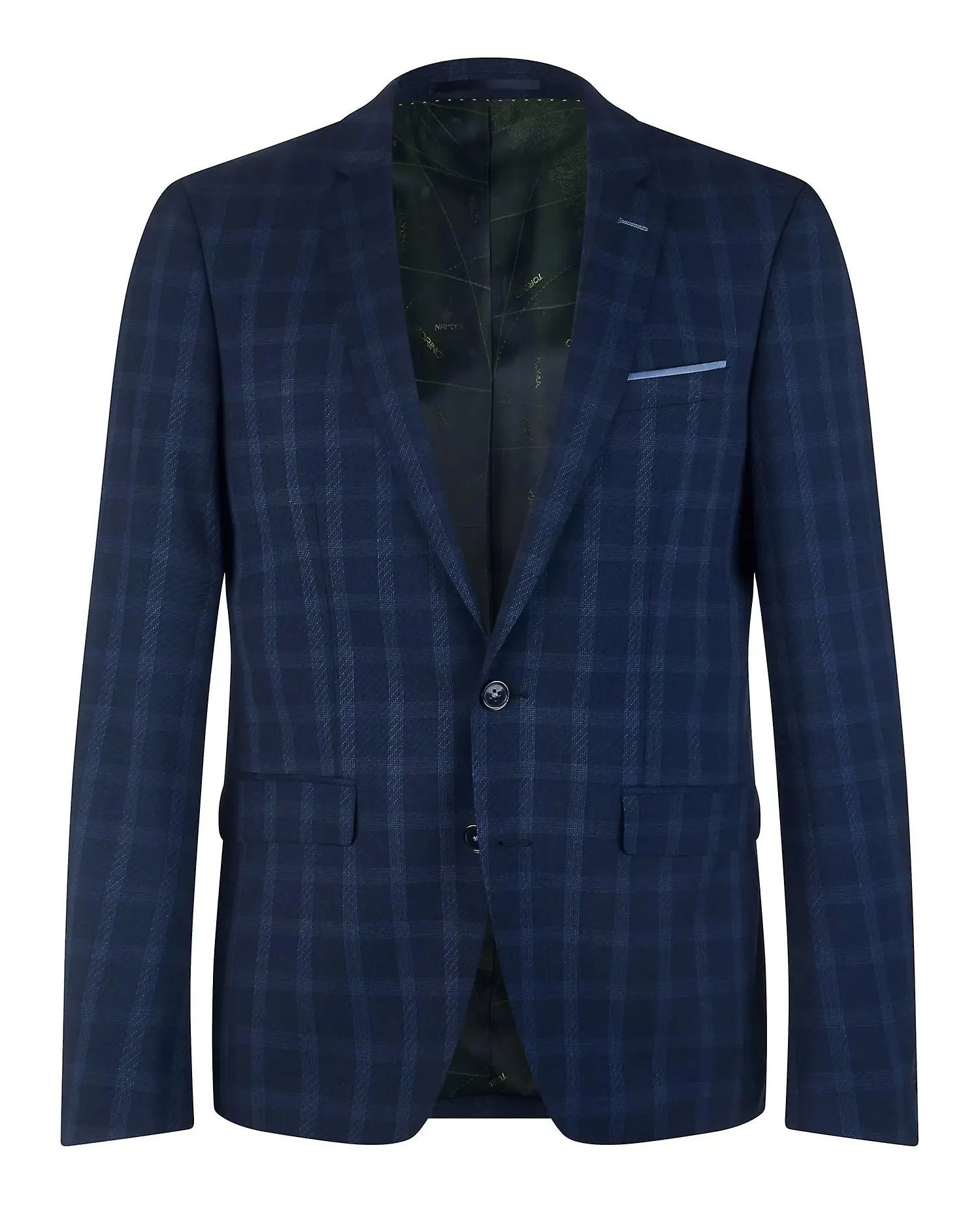 Lazio check suit jacket 