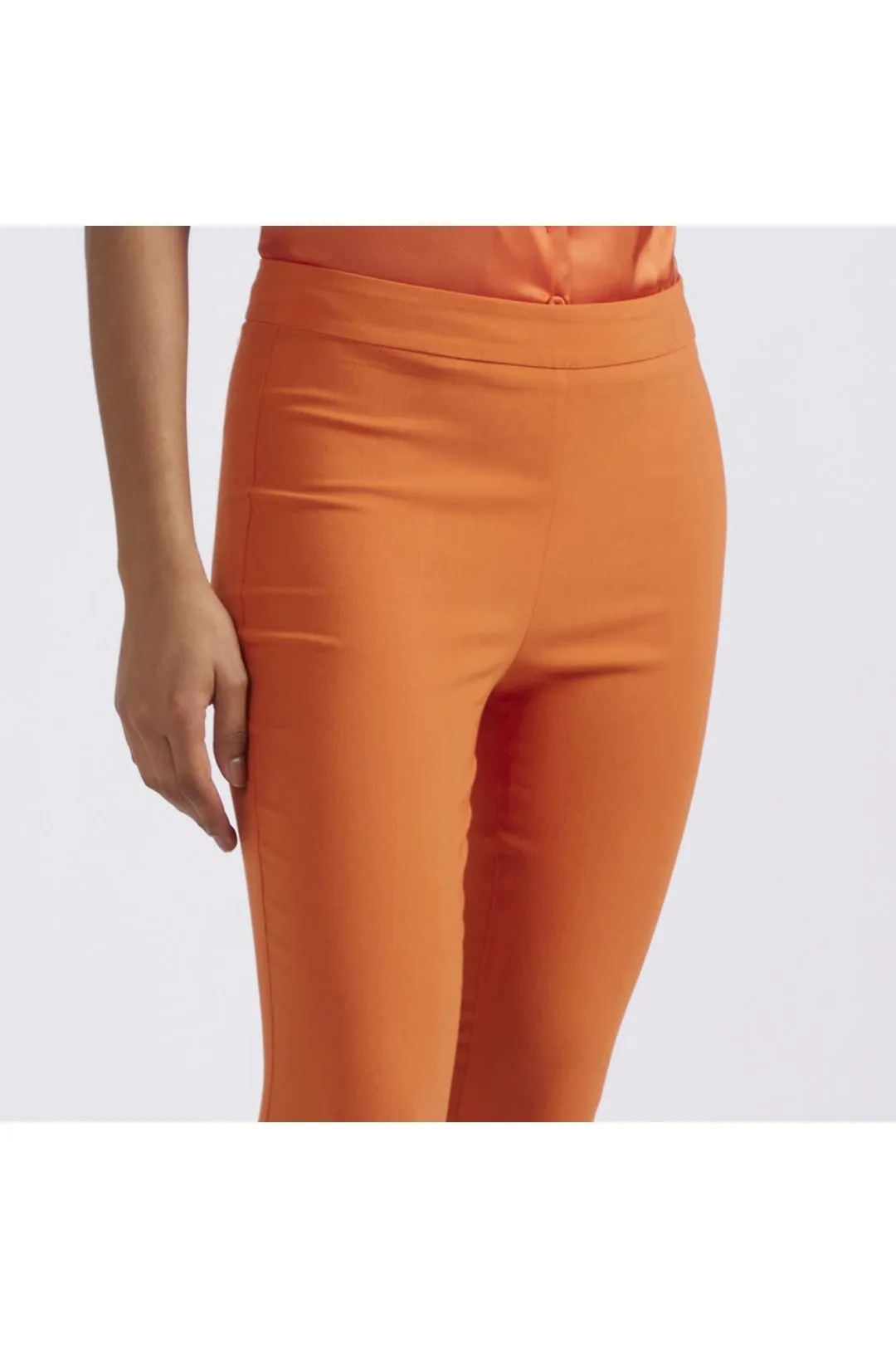 leggings de tela superstretch orange