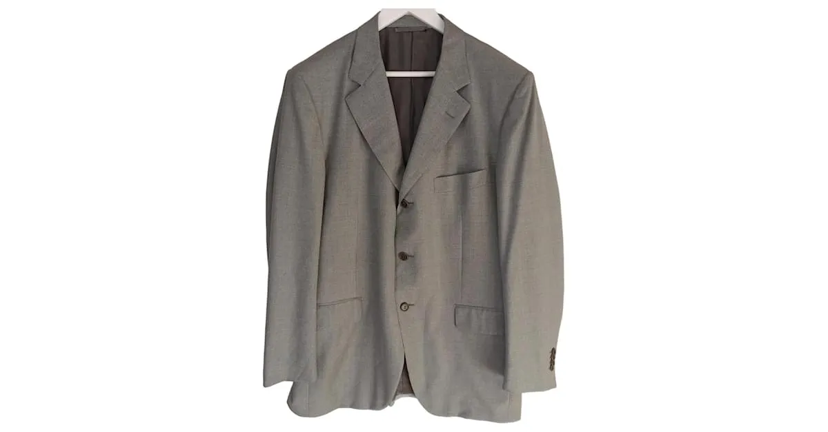 Loro Piana Chaquetas Blazers Gris 